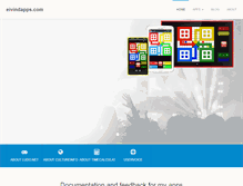 Tablet Screenshot of eivindapps.com